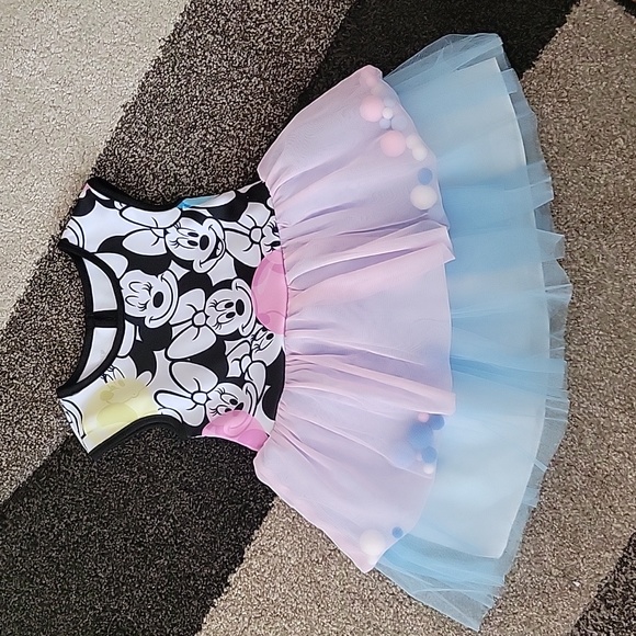 Disney Other - Disney Pippa & Julie Minnie Mouse Pom Pom Dress - Size 2T